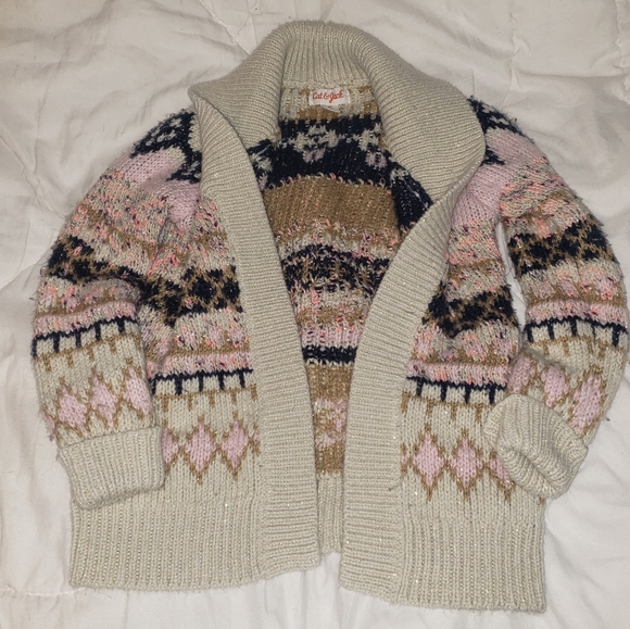 Cat & Jack multi color cardigan 4t - Picture 1 of 3